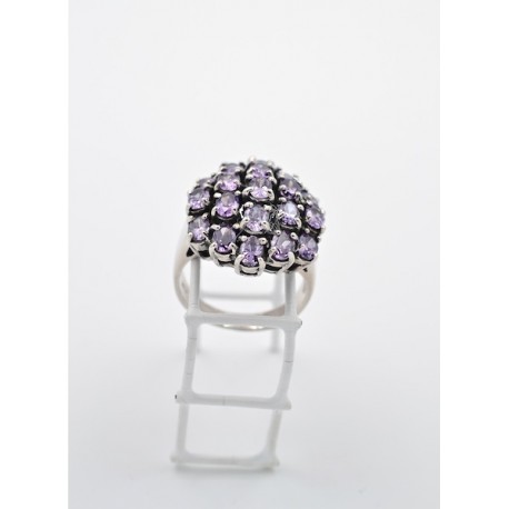 Anello in argento 925 e ametiste