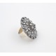 Anello in argento 925/°°° brunito India, 