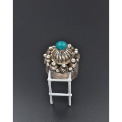 Anello In argento 925/°°° con turchese
