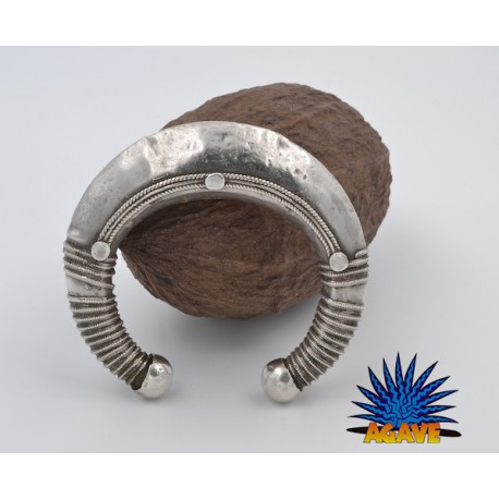 Vecchio bracciale in argento 925/°°° indiano