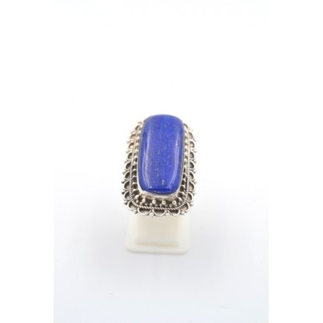 Anello in argento 925/°°° e lapislazzulo