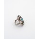 Anello in argento 925/°°° e turchese