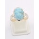 Anello in argento 925 e Larimar