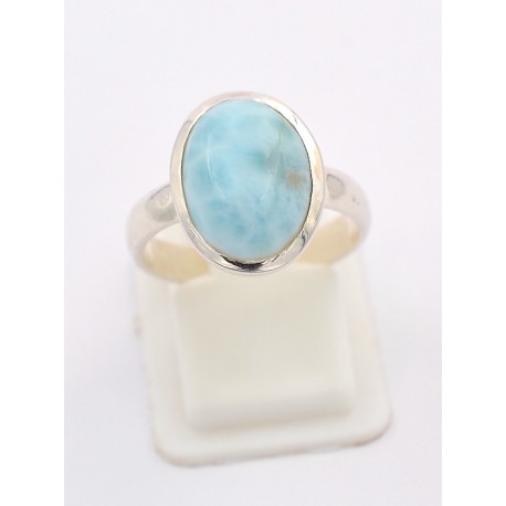 Anello in argento 925 e Larimar