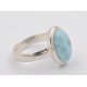 Anello in argento 925 e Larimar