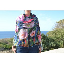 Foulard 100% lana. Stampa digitale