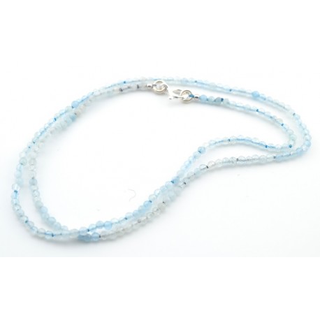 Collana di acquamarina