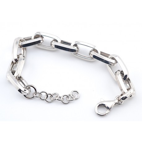 Bracciale in ag 925/°°° rodiato