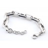 Bracciale in ag 925/°°° rodiato