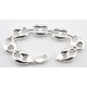 Bracciale in ag 925/°°° maglia marina