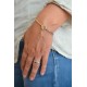 Bracciale in AG.925/°°° bicolore