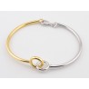 Bracciale in AG.925/°°° bicolore