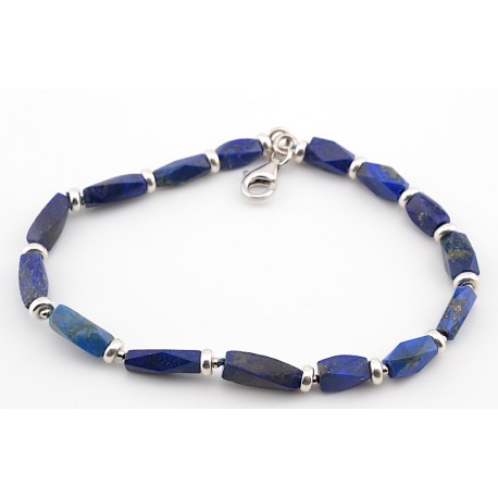 Bracciale in Lapislazzuli e ag 925/°°°