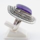 Anello in ag. 925/°°° e ametista