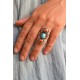 Anello in ag. 925/°°° coralli e turchese