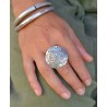 Anello in ag.925/°°° inciso a mano