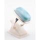 Anello in ag 925/°°° e Larimar