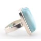 Anello in ag 925/°°° e Larimar